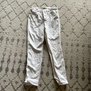 J Crew vintage straight white jeans size 25